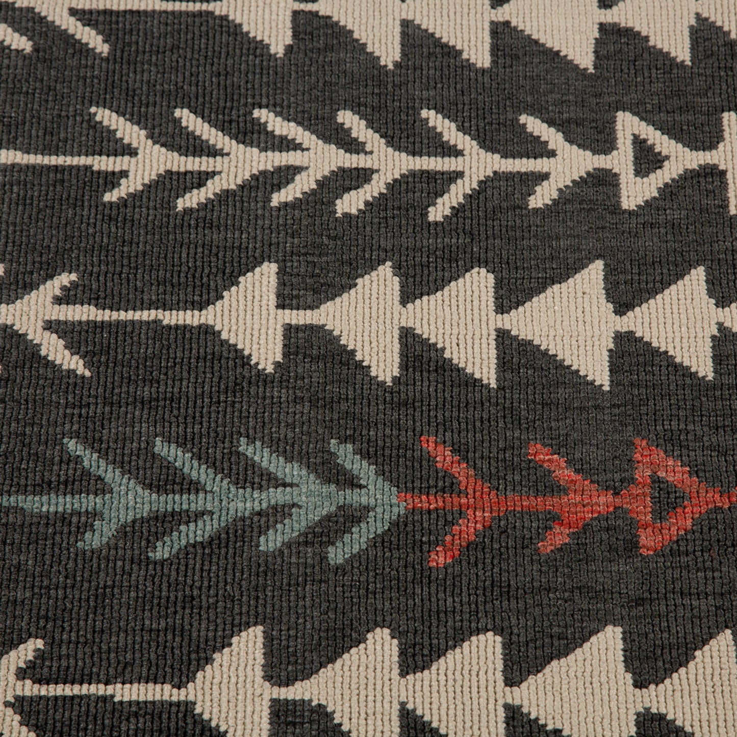 Tribu-82496 Bohemian/Eclectic Power-Loomed Black/Multi Polypropylene Indoor/Outdoor Area Rug - LR Home