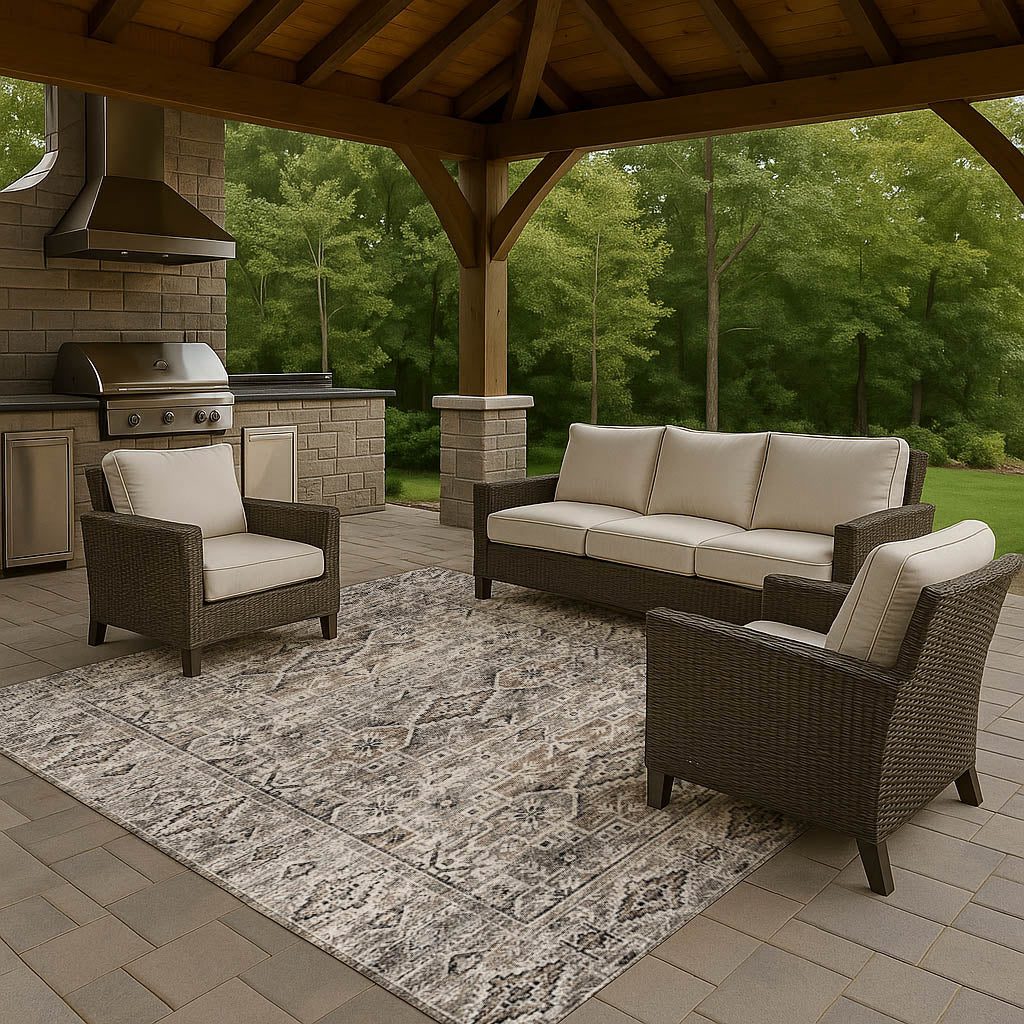Machine Made Tuscany TU10 Gray - Dalyn Rugs