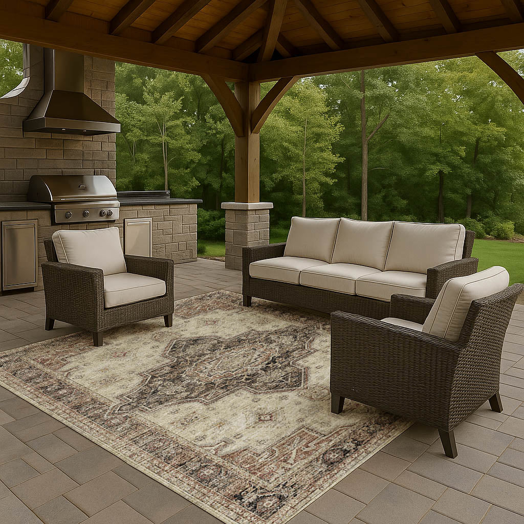 Machine Made Tuscany TU11 Beige - Dalyn Rugs