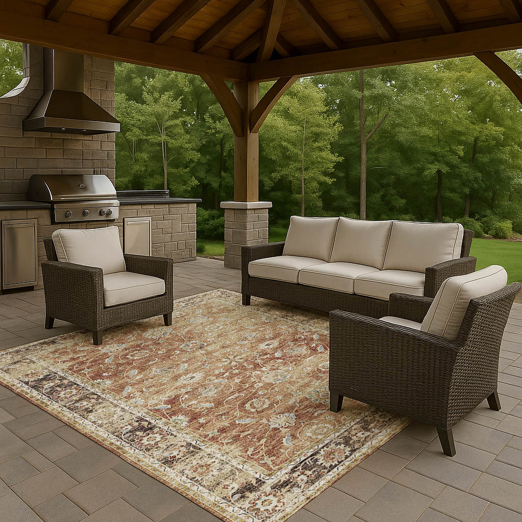 Machine Made Tuscany TU14 Paprika - Dalyn Rugs