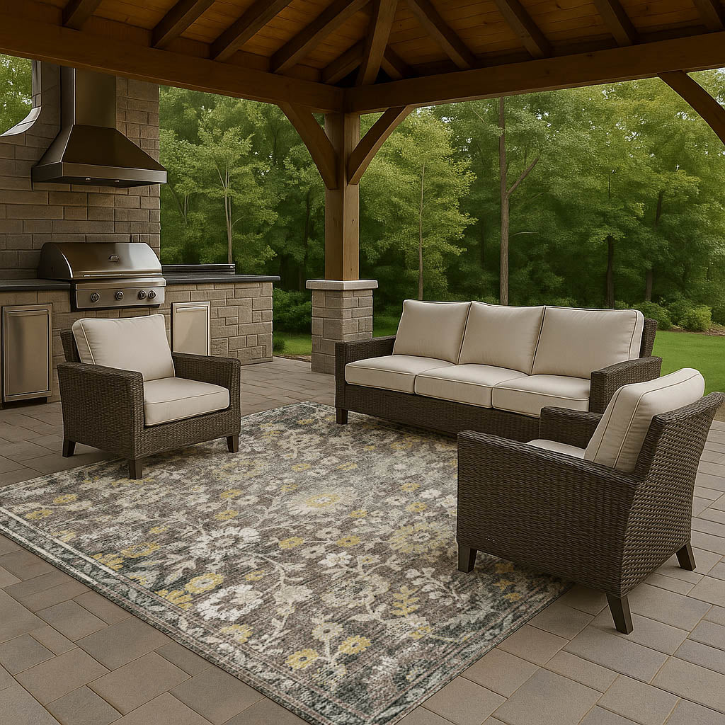 Machine Made Tuscany TU2 Gray - Dalyn Rugs