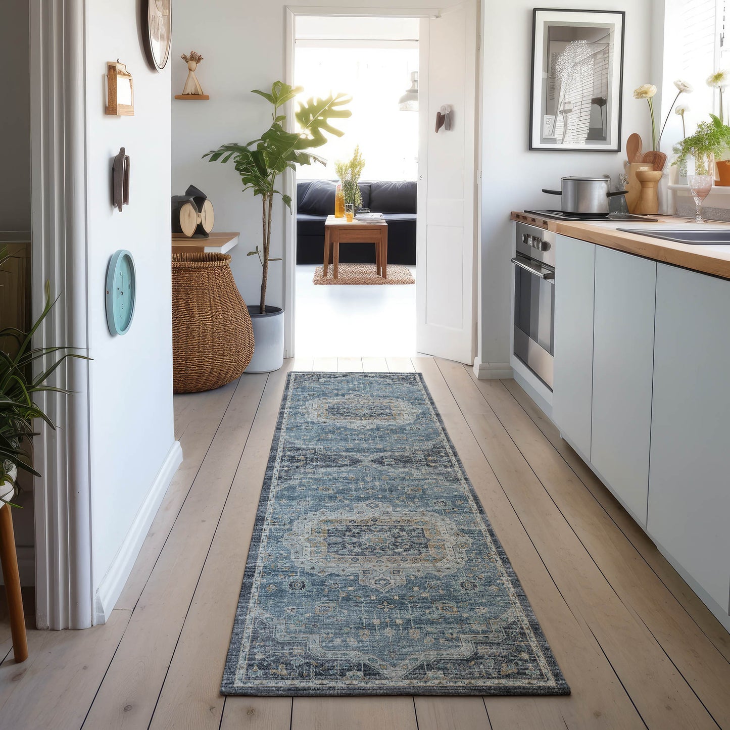 Machine Made Tuscany TU4 Blue - Dalyn Rugs