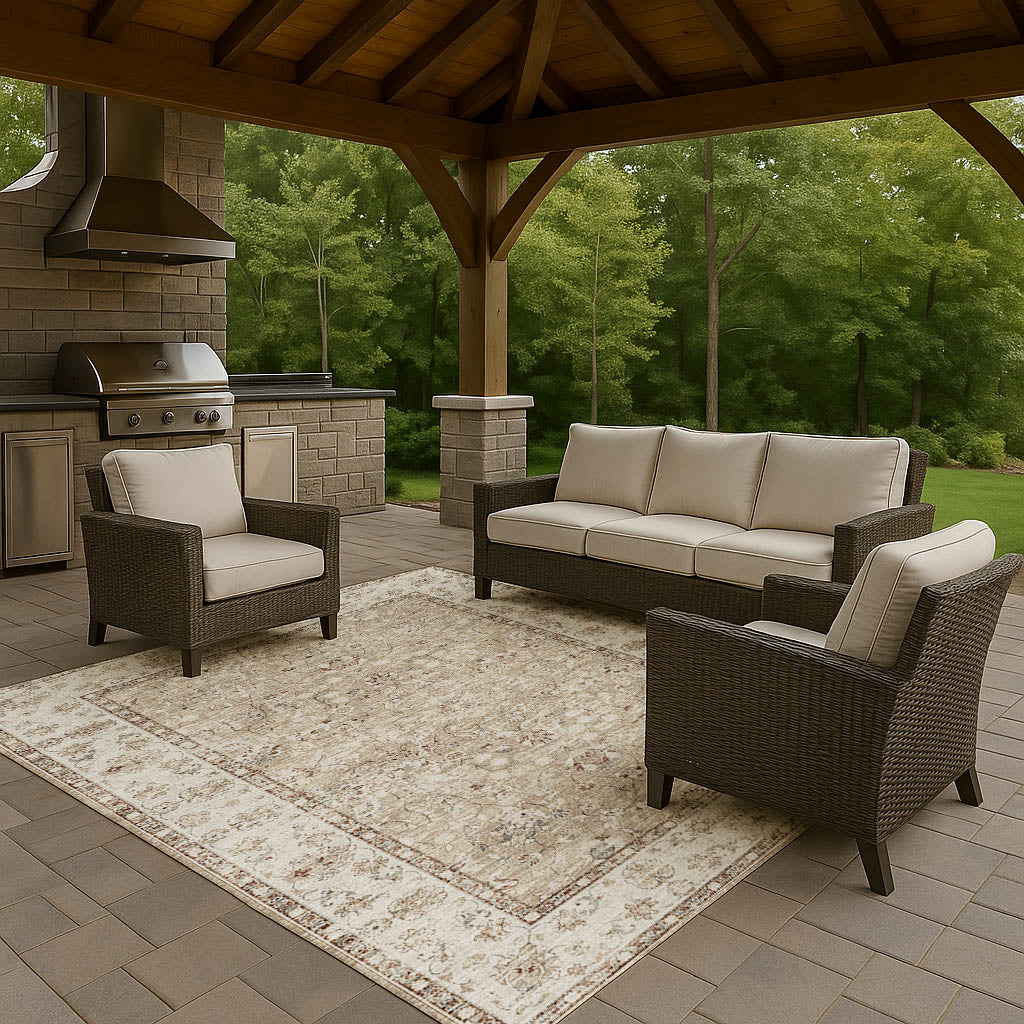 Machine Made Tuscany TU5 Taupe - Dalyn Rugs