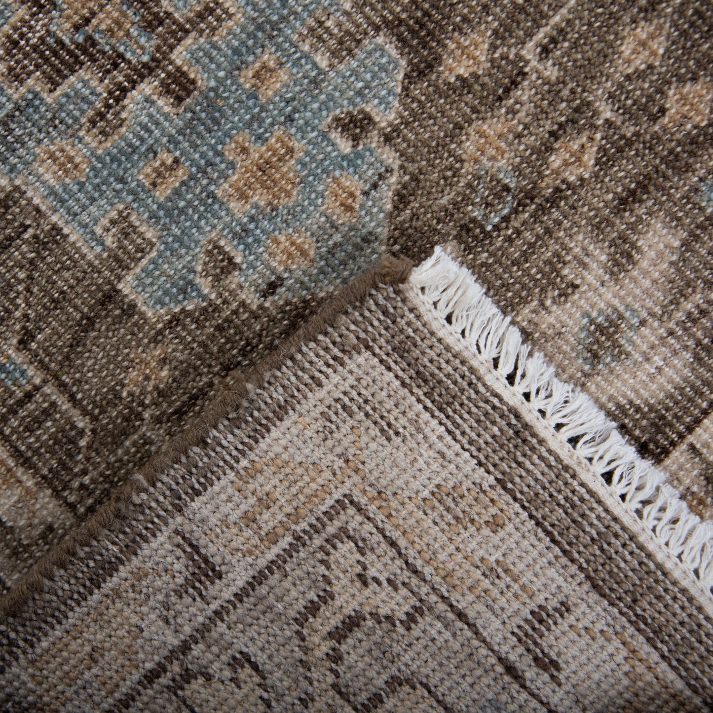 Tuscany TUS715 Brown Hand Knotted  Rug - Rizzy