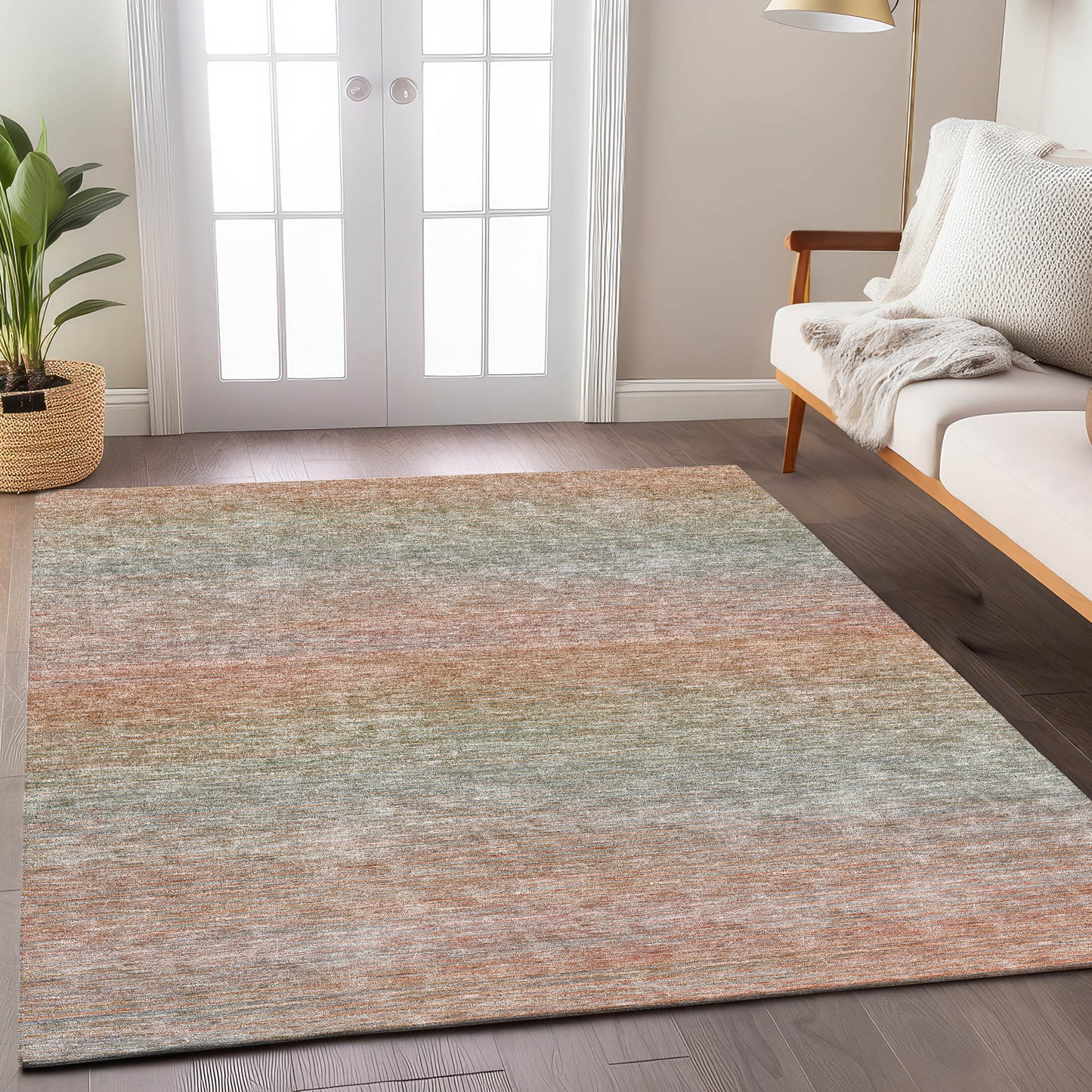 Machine Made Trevi TV11 Coral - Dalyn Rugs