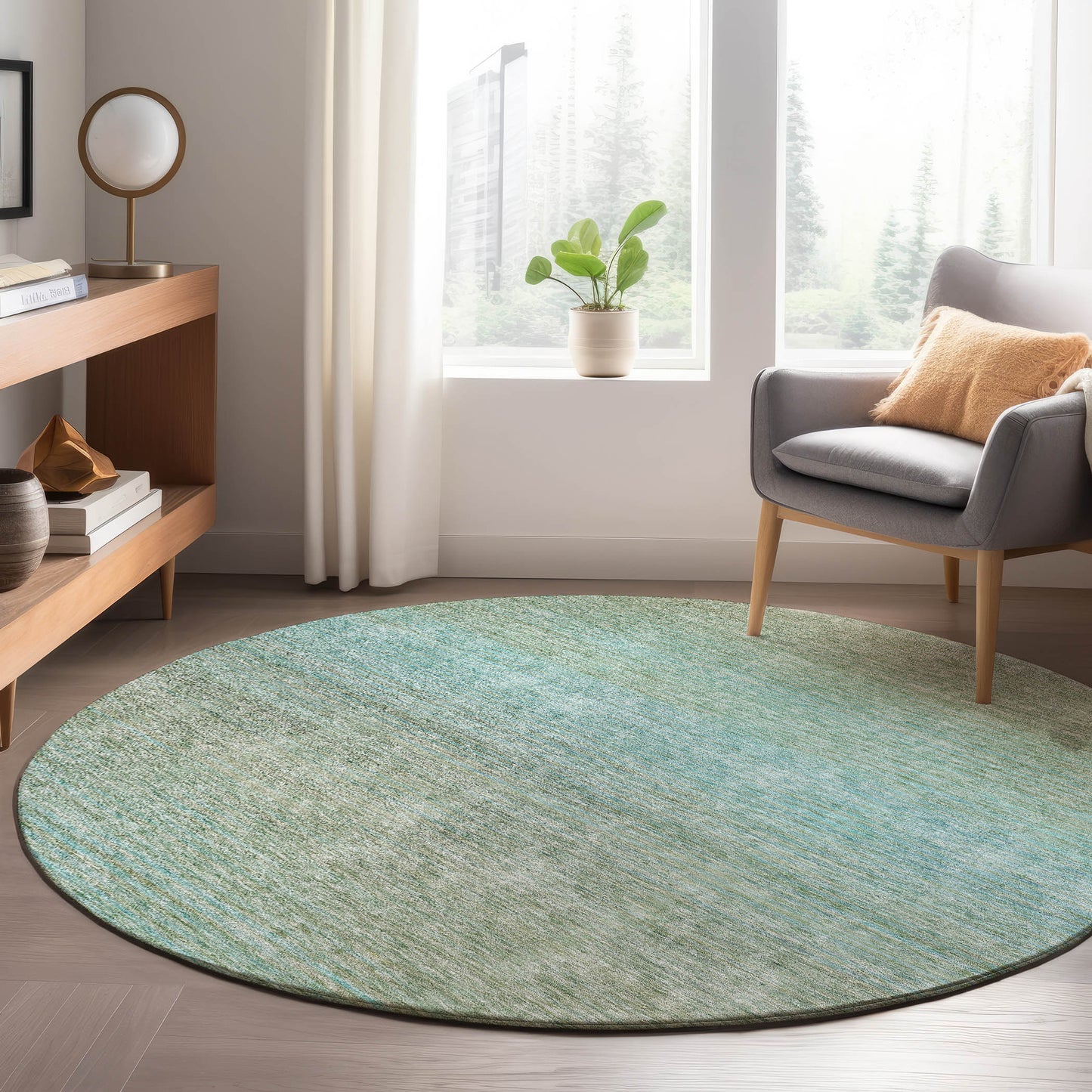 Machine Made Trevi TV11 Teal - Dalyn Rugs