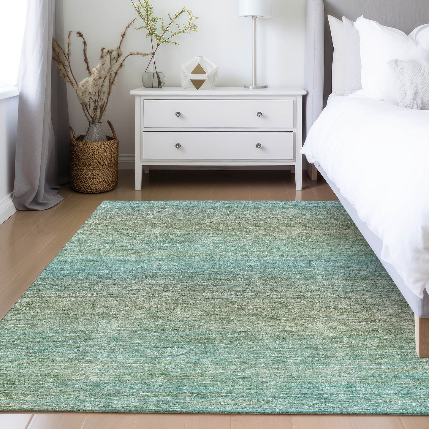 Machine Made Trevi TV11 Teal - Dalyn Rugs