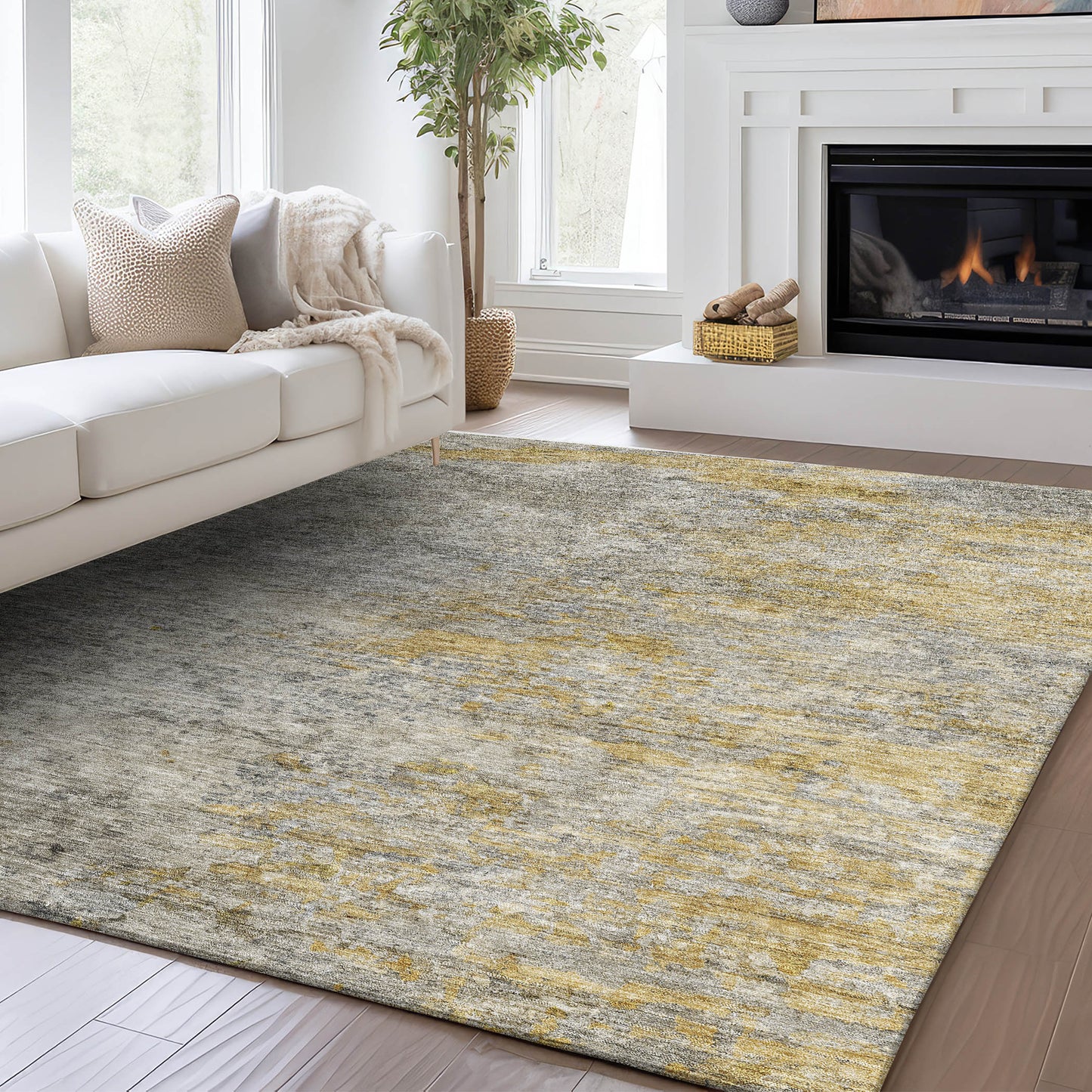 Machine Made Trevi TV13 Gray - Dalyn Rugs