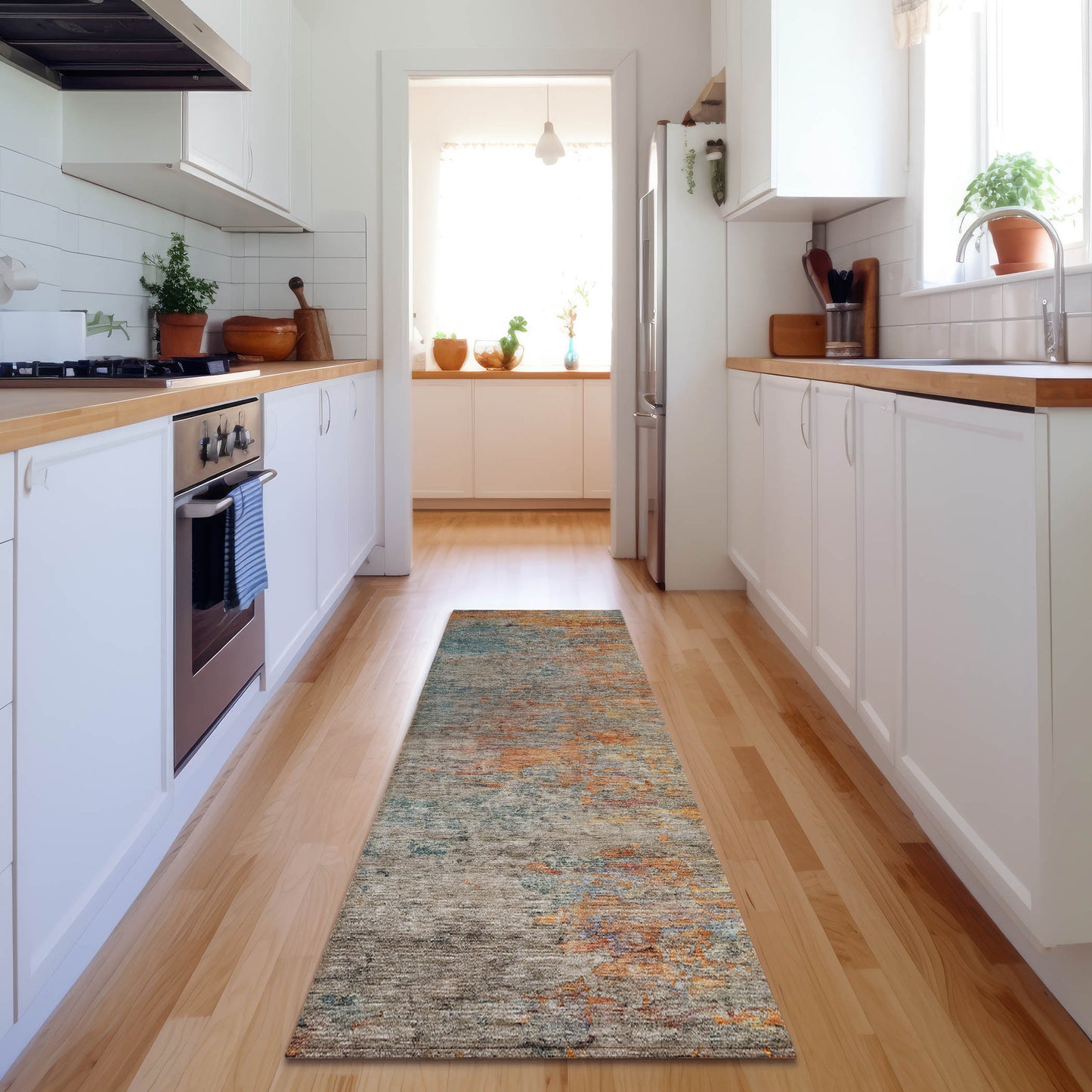 Machine Made Trevi TV13 Teal - Dalyn Rugs