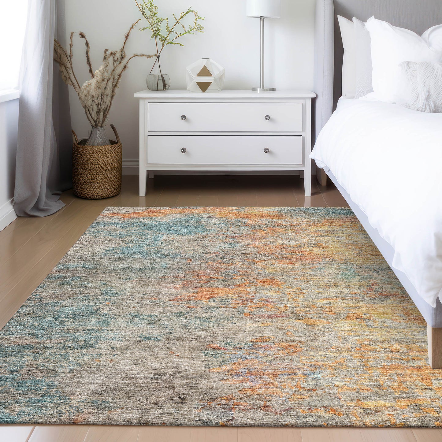 Machine Made Trevi TV13 Teal - Dalyn Rugs