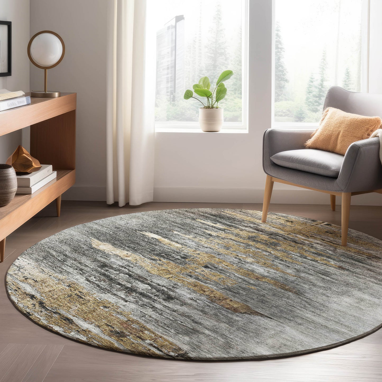 Machine Made Trevi TV14 Gray - Dalyn Rugs