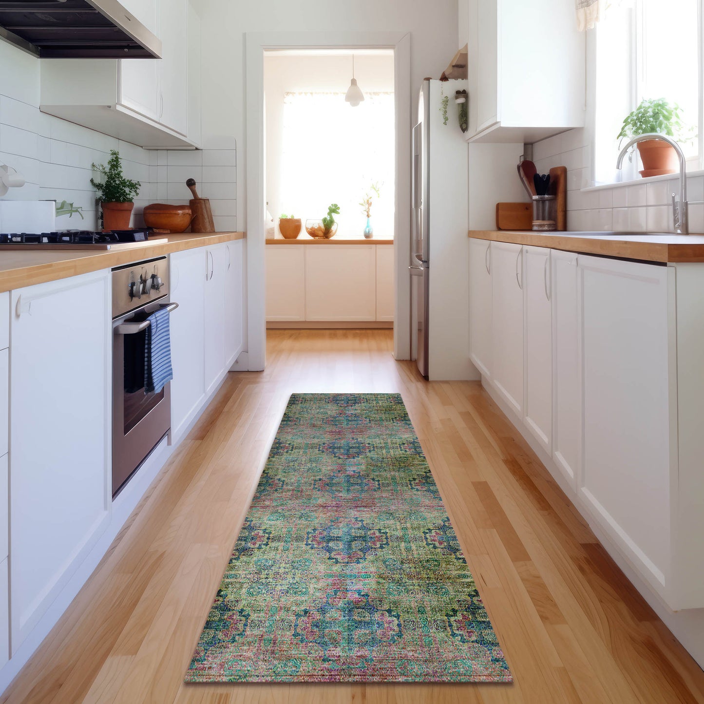 Machine Made Trevi TV16 Green - Dalyn Rugs