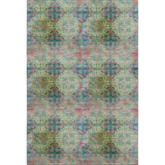Machine Made Trevi TV16 Green - Dalyn Rugs