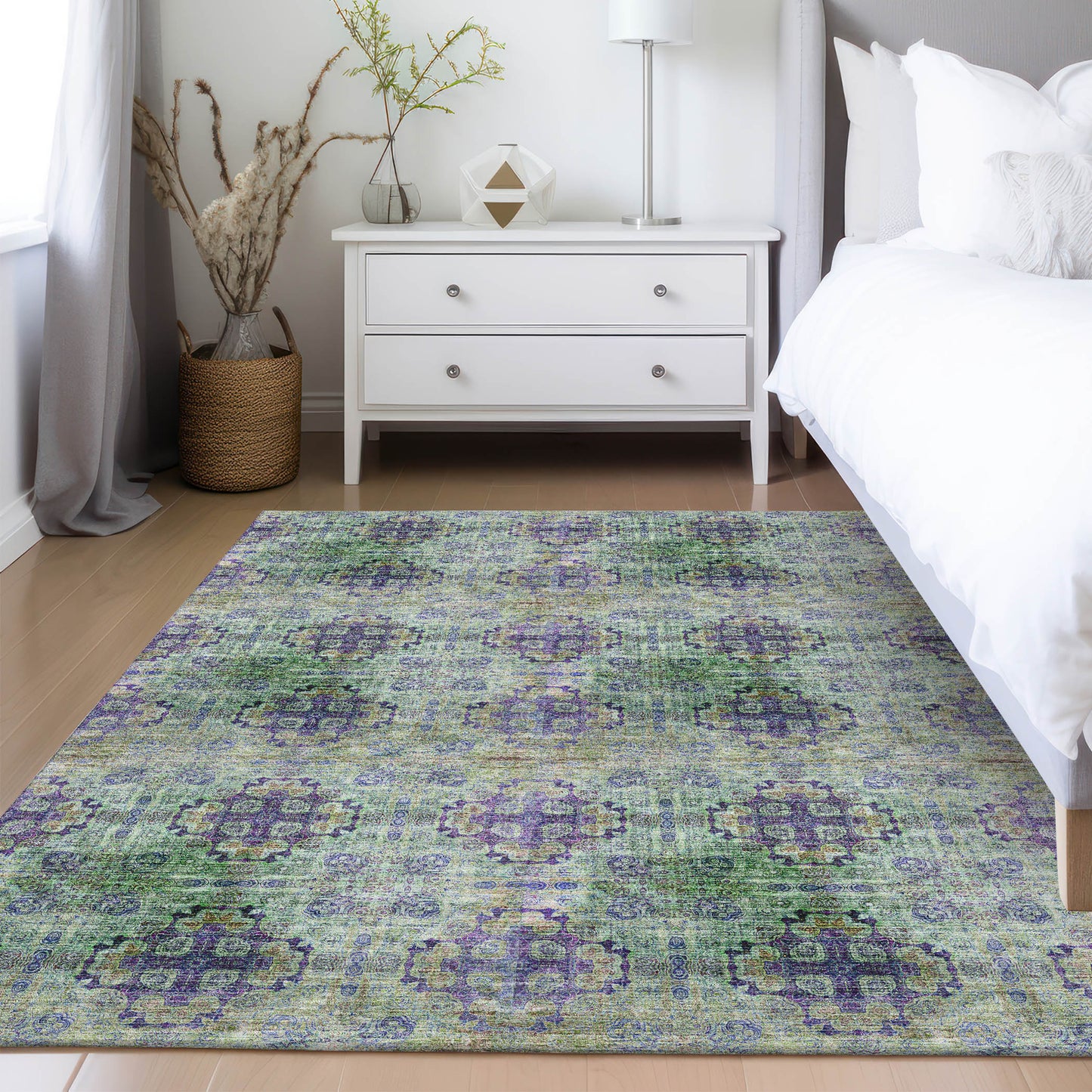 Machine Made Trevi TV16 Purple - Dalyn Rugs