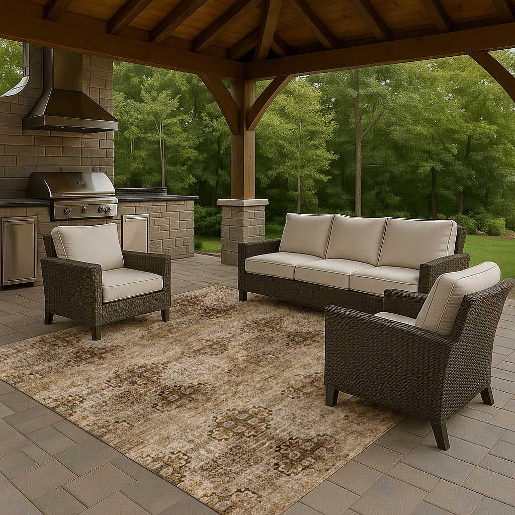 Machine Made Trevi TV16 Taupe - Dalyn Rugs