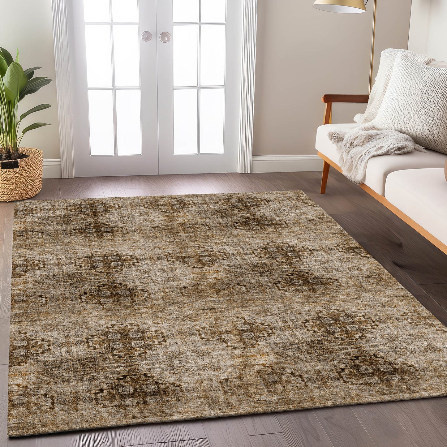 Machine Made Trevi TV16 Taupe - Dalyn Rugs