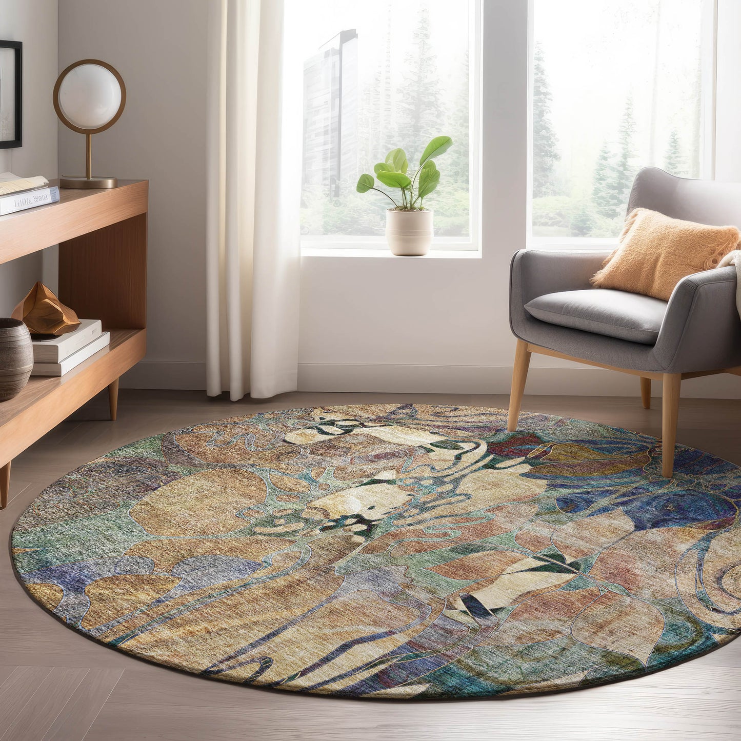 Machine Made Trevi TV17 Beige - Dalyn Rugs