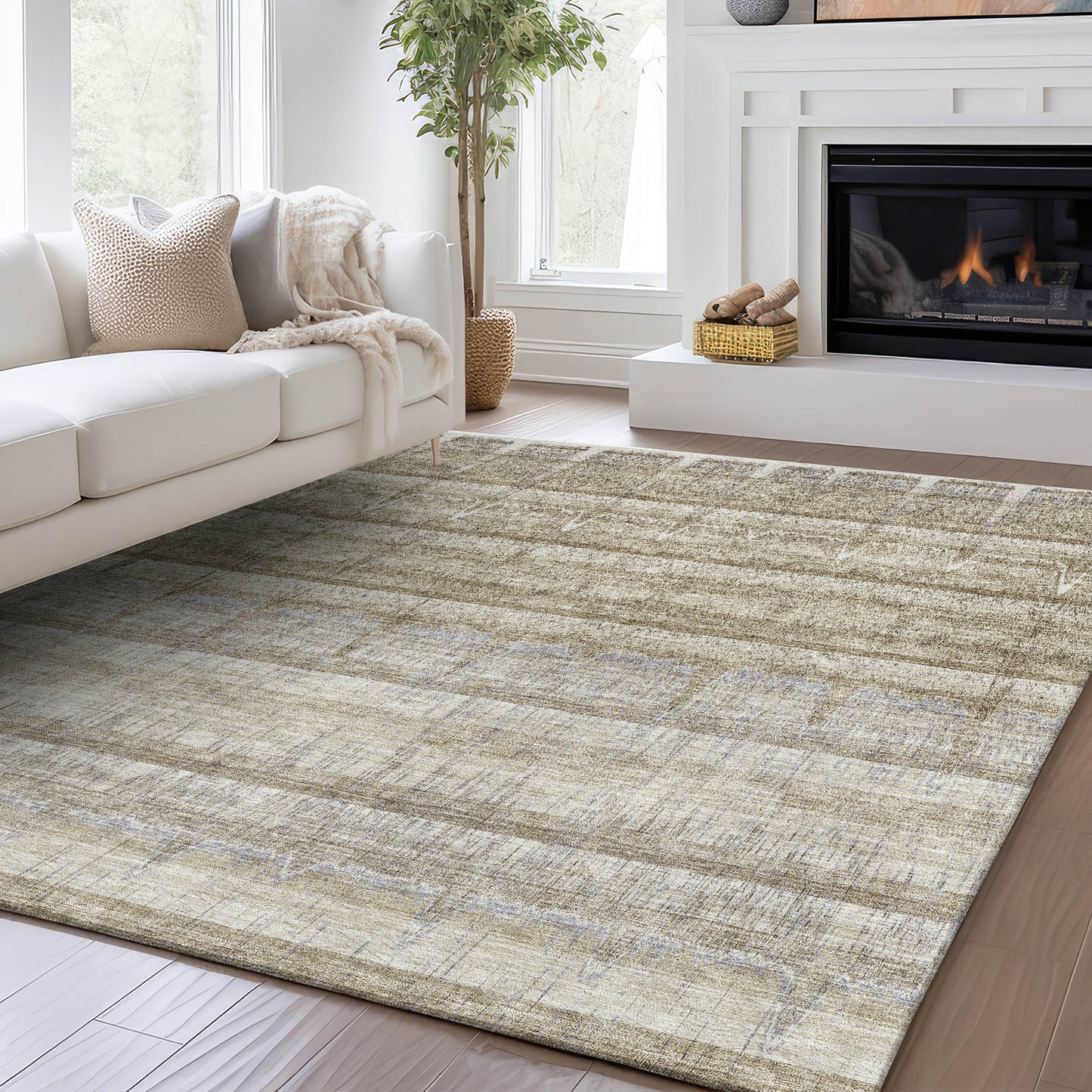Machine Made Trevi TV19 Taupe - Dalyn Rugs