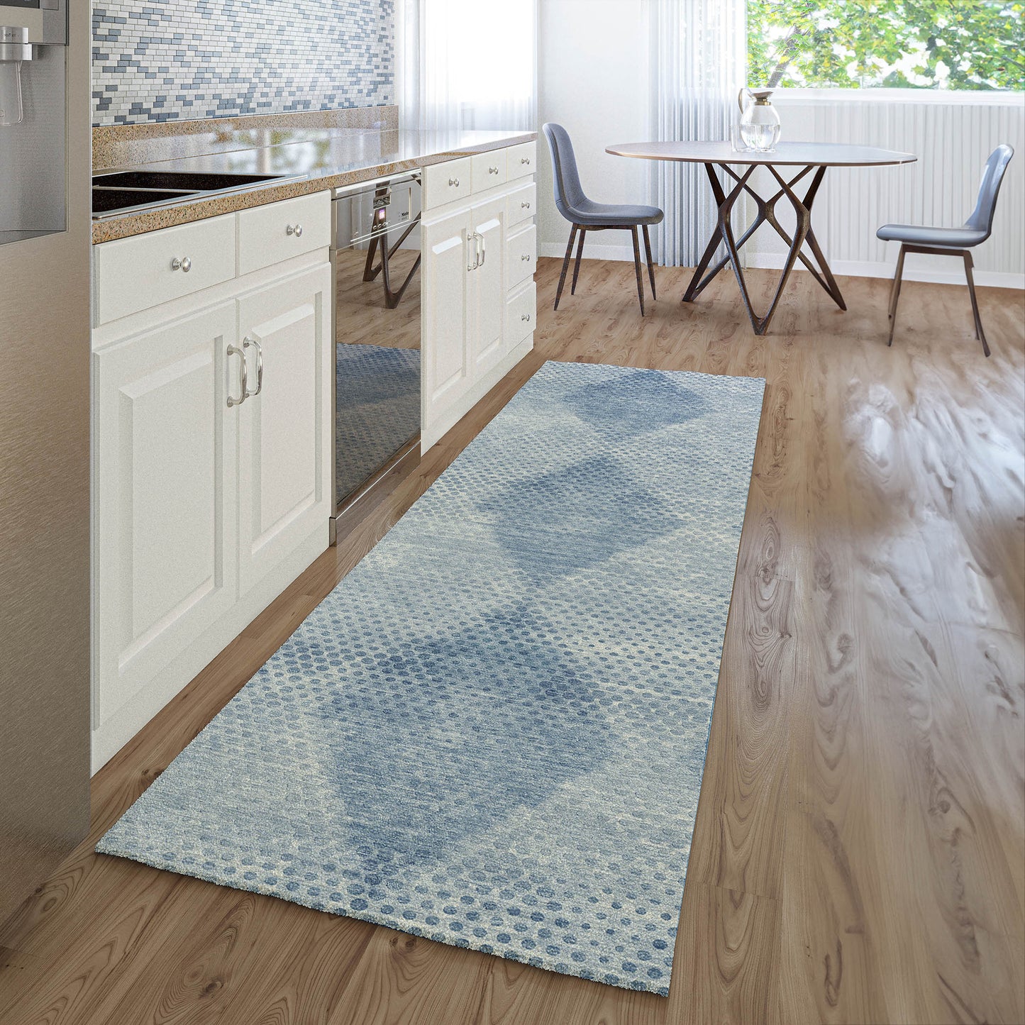 Machine Made Trevi TV4 Blue - Dalyn Rugs