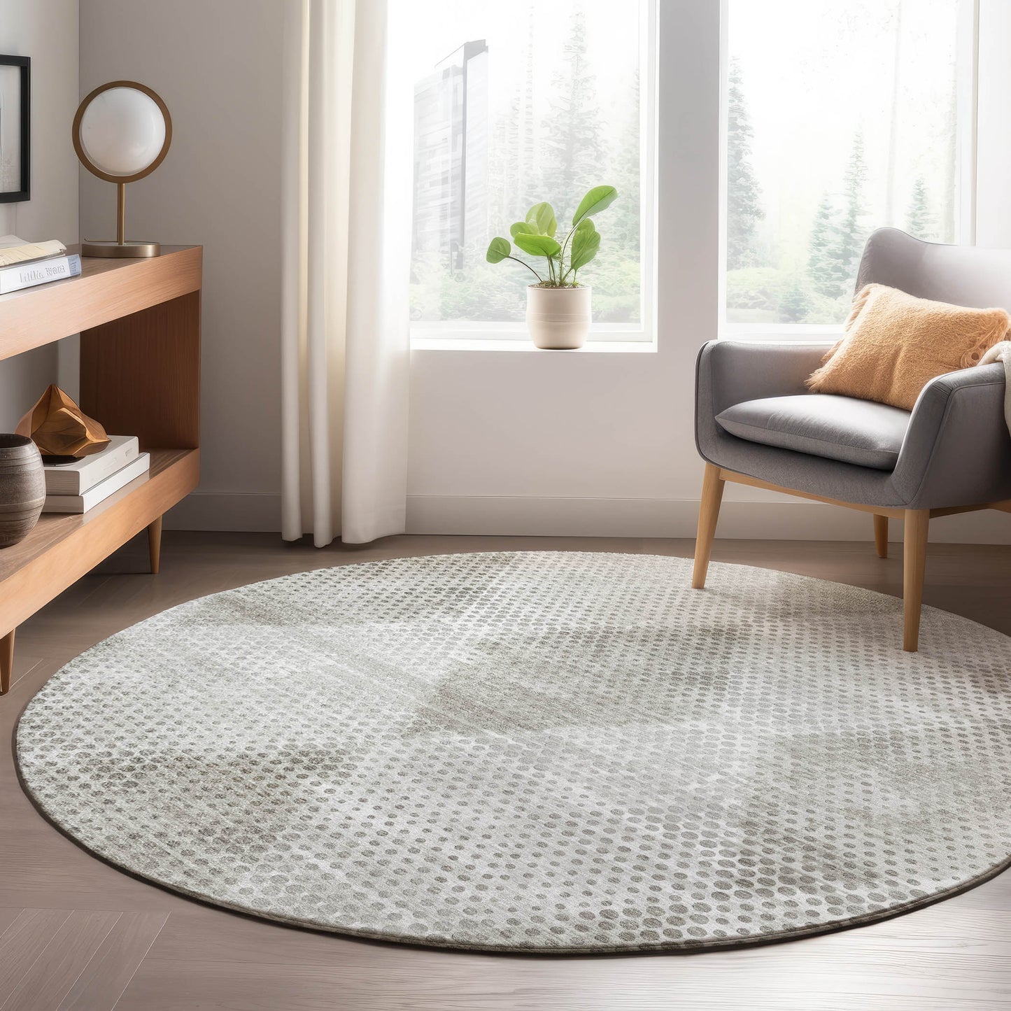 Machine Made Trevi TV4 Gray - Dalyn Rugs