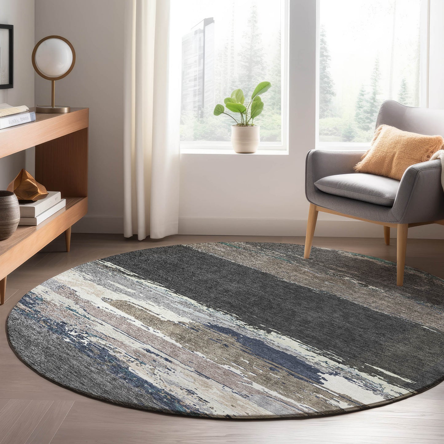 Machine Made Trevi TV8 Black - Dalyn Rugs