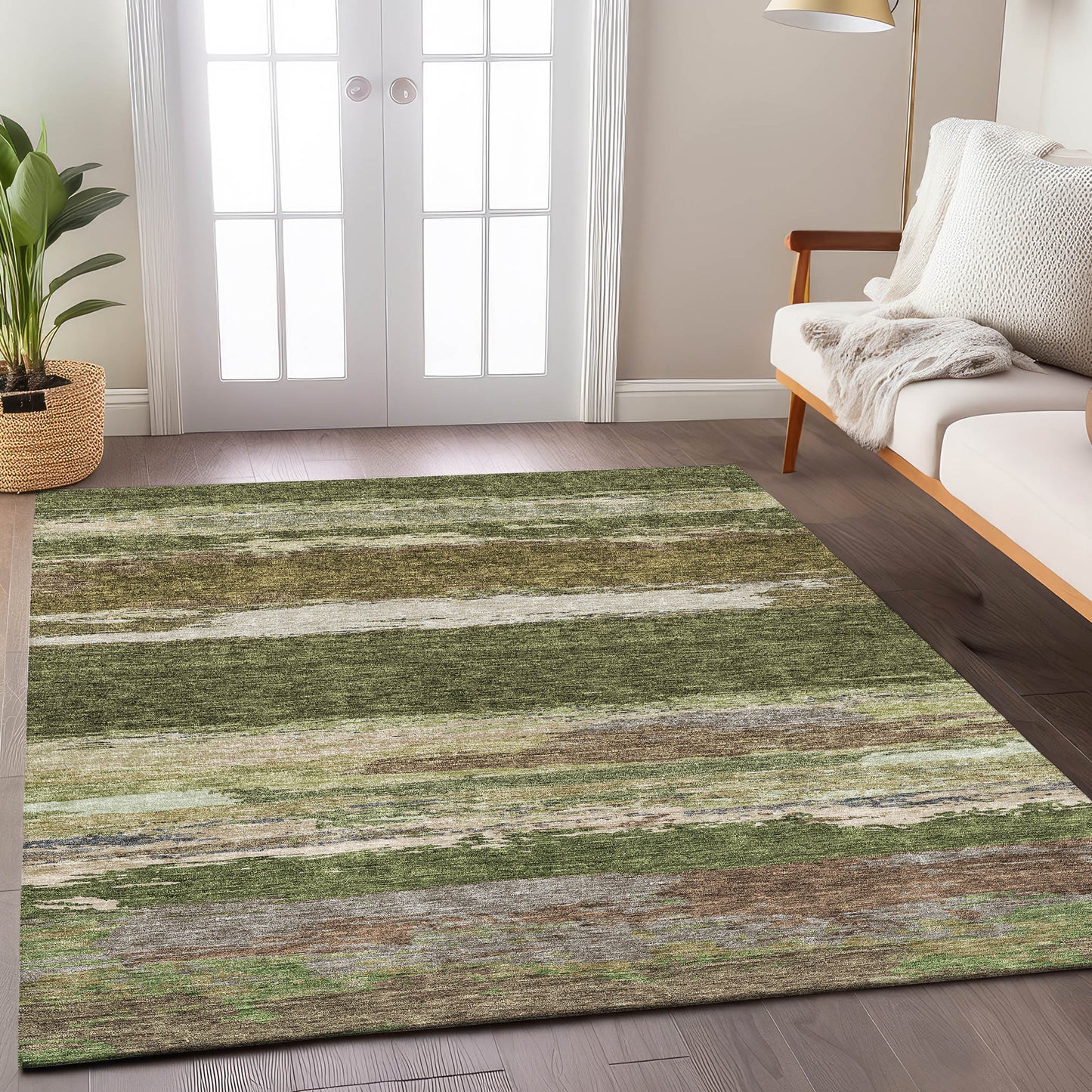 Machine Made Trevi TV8 Olive - Dalyn Rugs