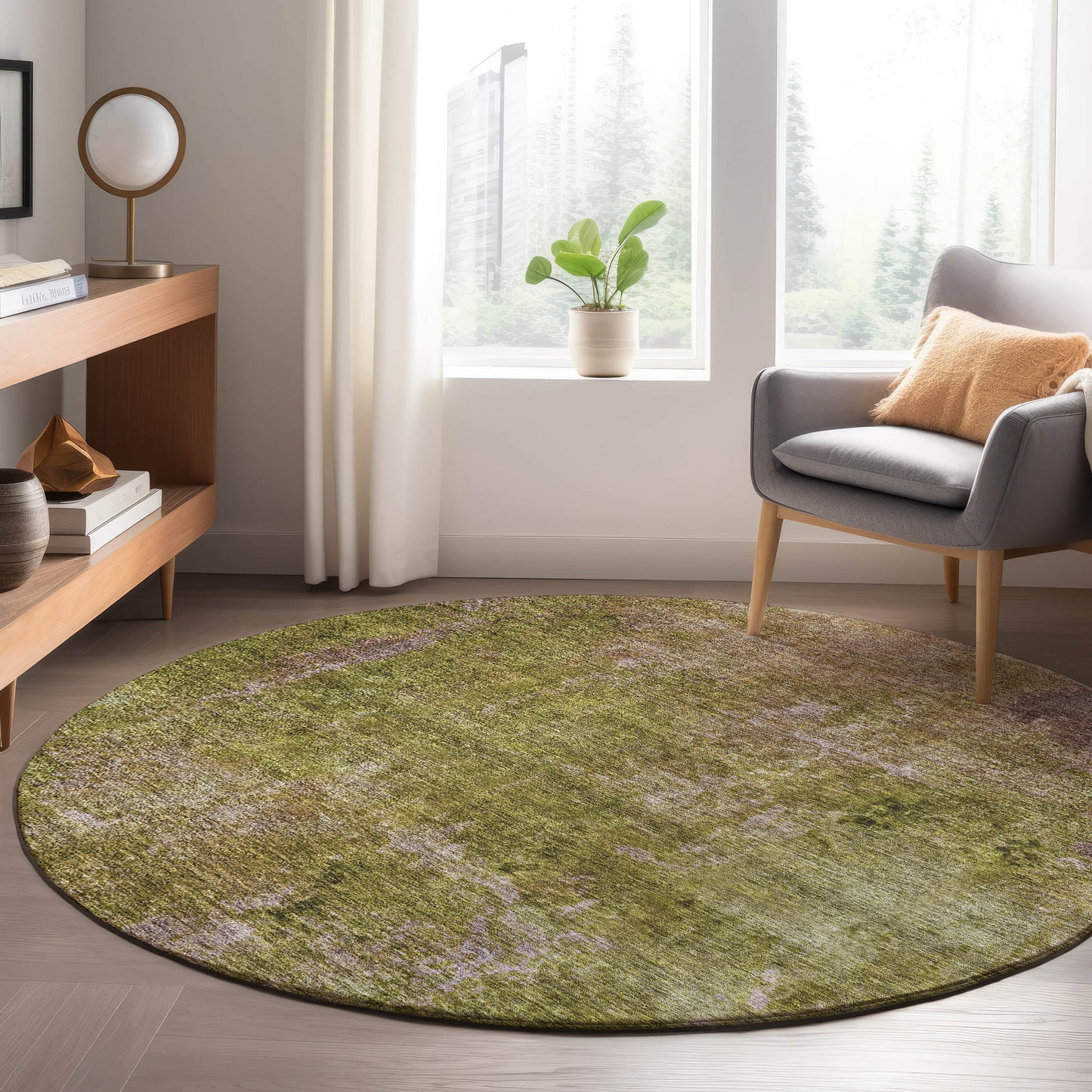 Machine Made Trevi TV9 Green - Dalyn Rugs