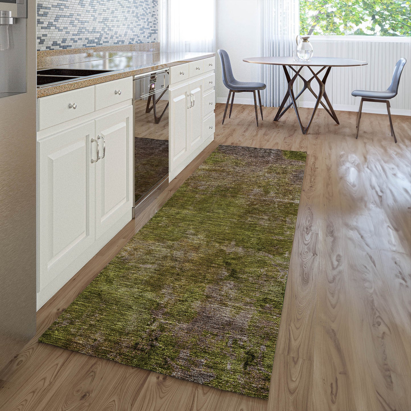 Machine Made Trevi TV9 Green - Dalyn Rugs