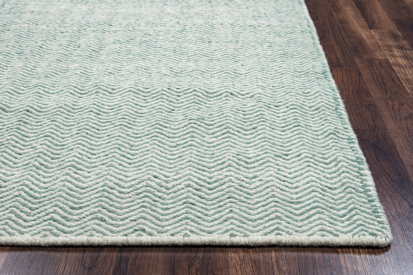 Twist TW2927 Green Hand-Woven Rug - Rizzy