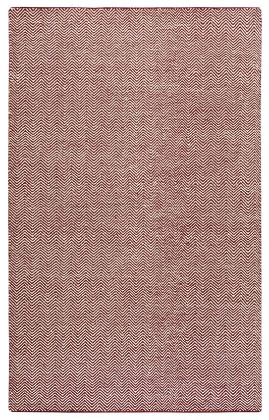 Twist TW2967 Burgundy  Hand-Woven Rug - Rizzy