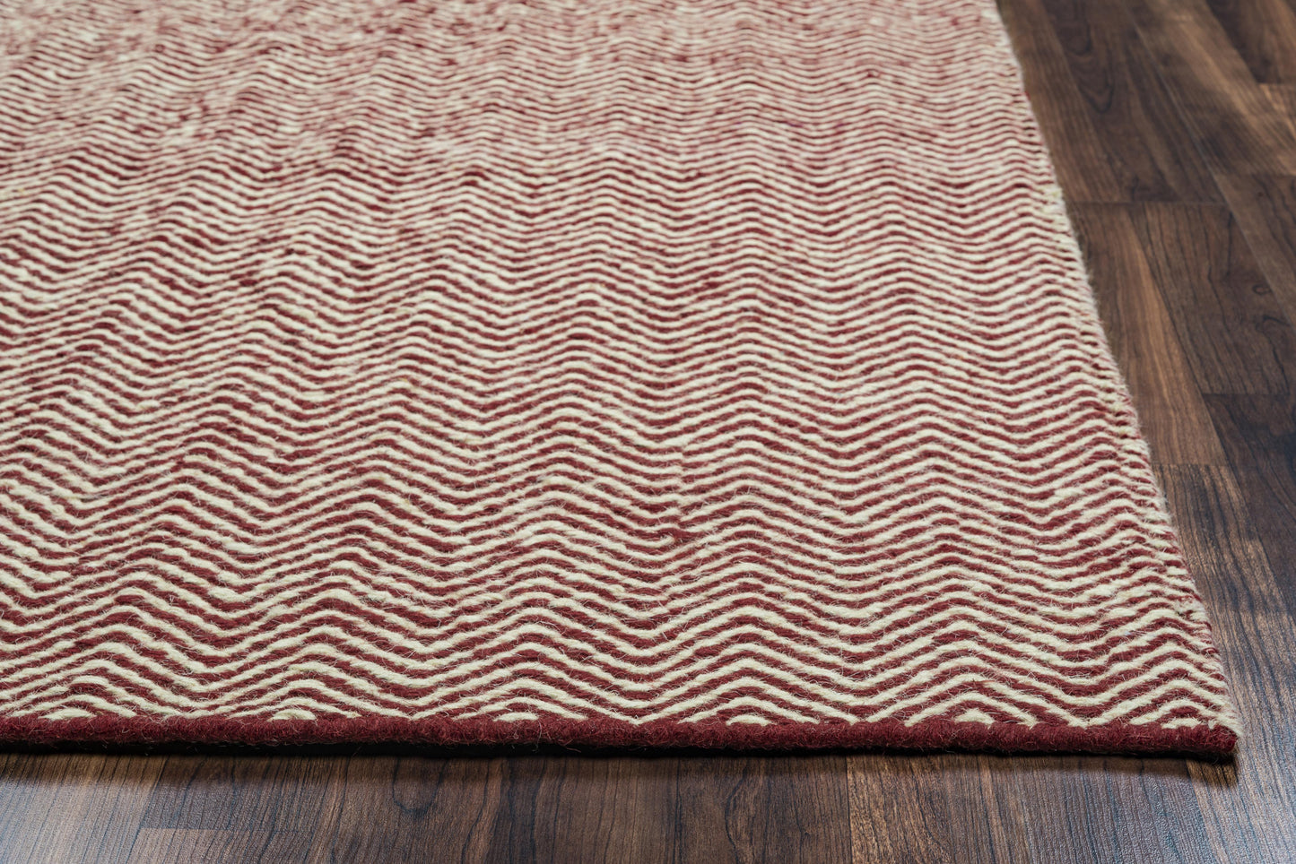 Twist TW2967 Burgundy  Hand-Woven Rug - Rizzy