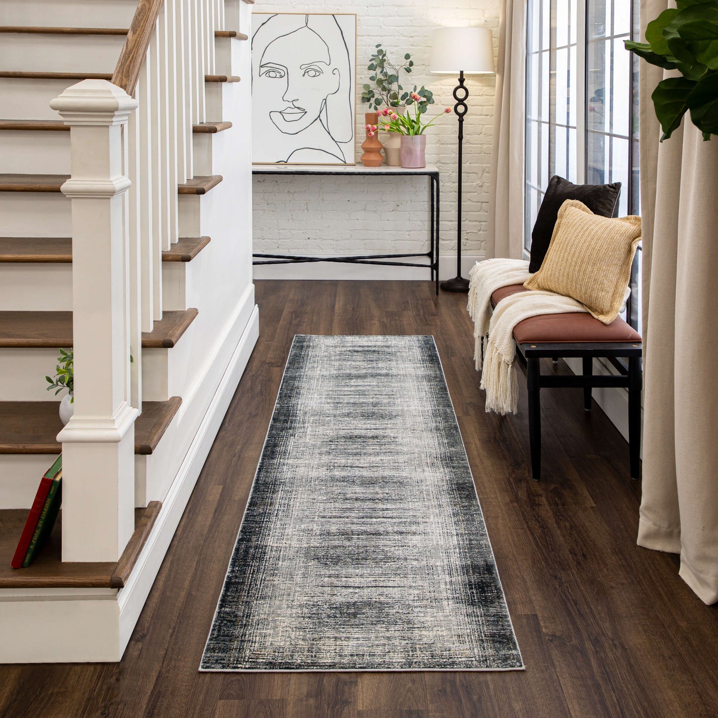Turin Anthracite Area Rug - Karastan