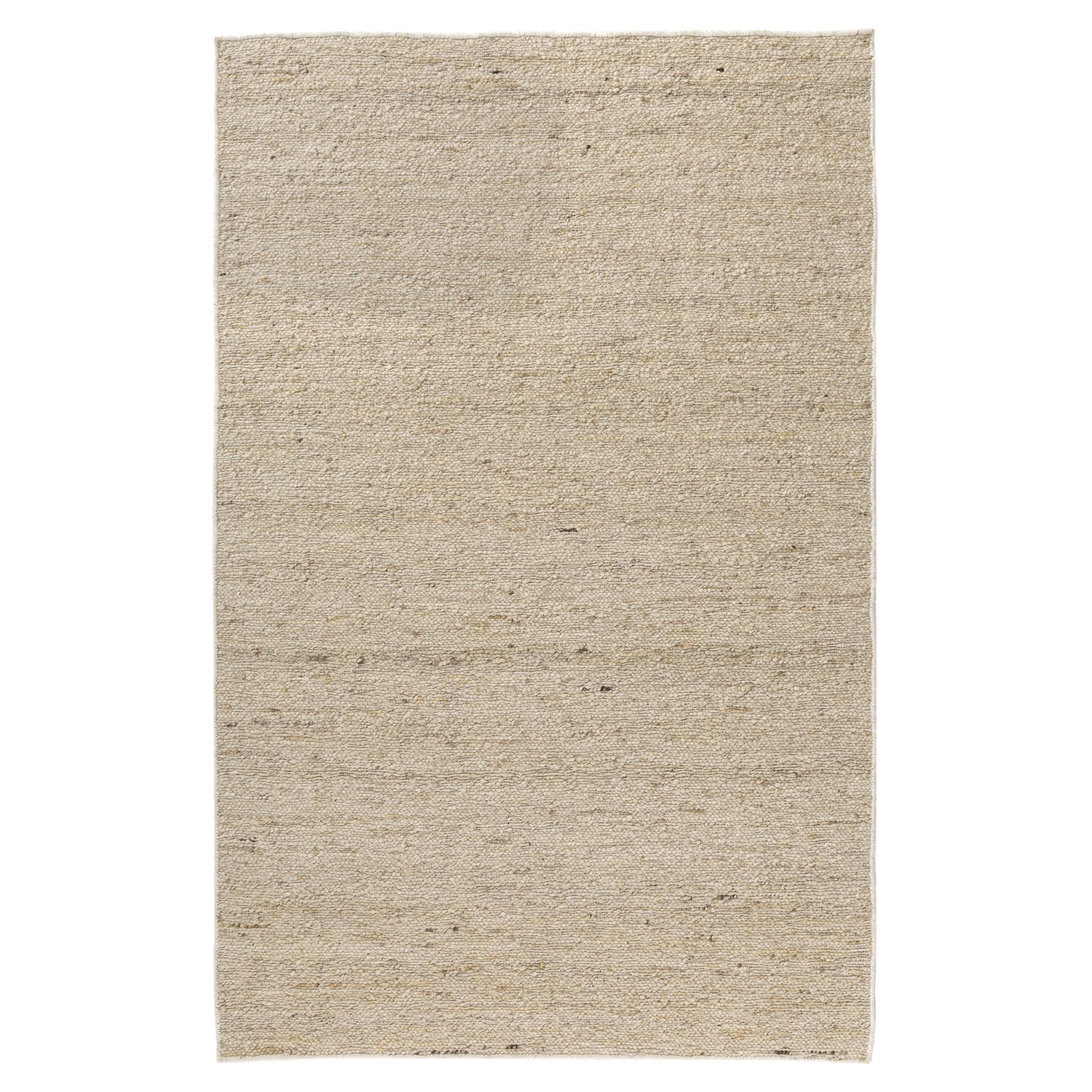 Valour-82874 Farmhouse Hand-Woven Beige/Ivory Self-Backed Indoor Area Rug - LR Home