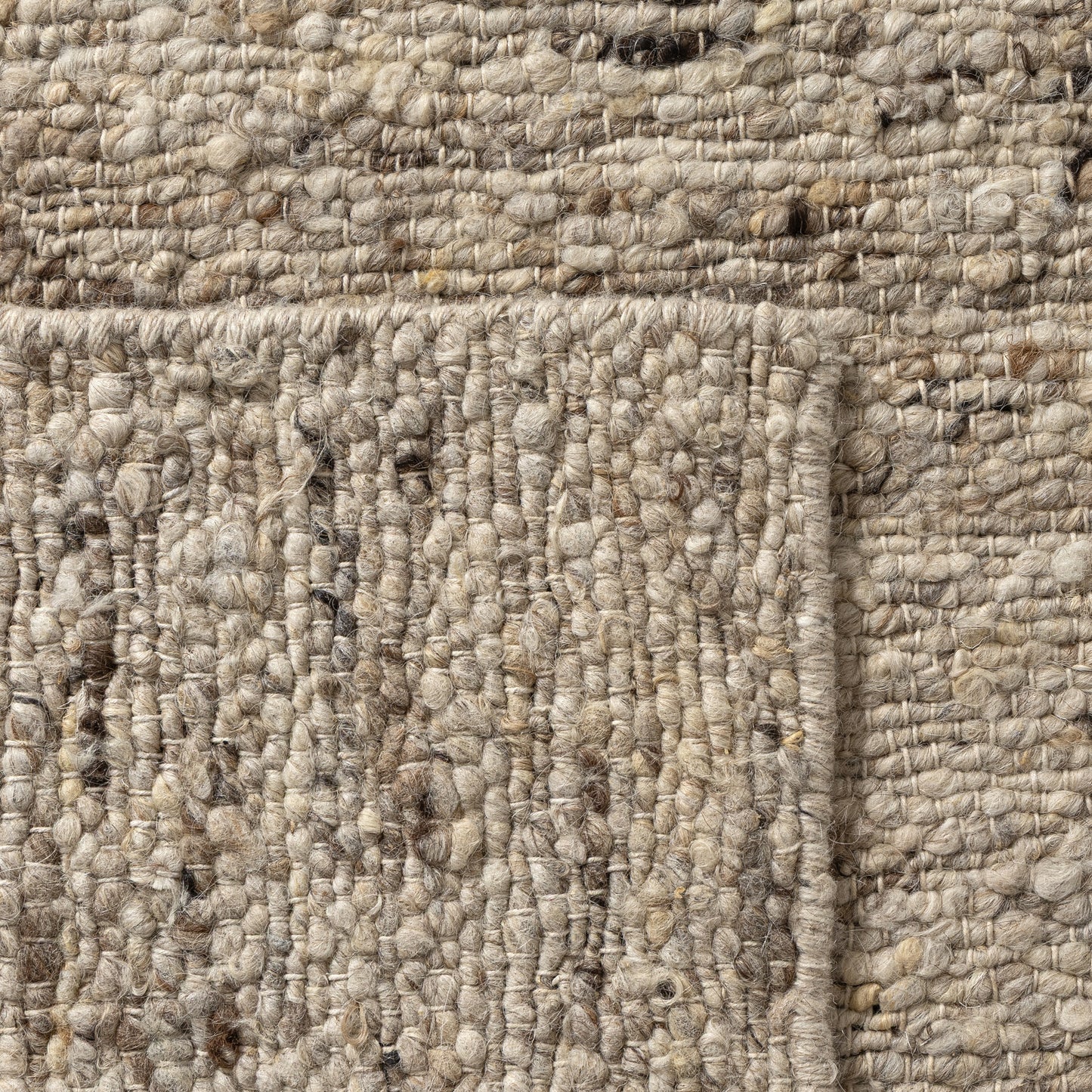 Valour-82875 Farmhouse Hand-Woven Beige/Brown Self-Backed Indoor Area Rug - LR Home