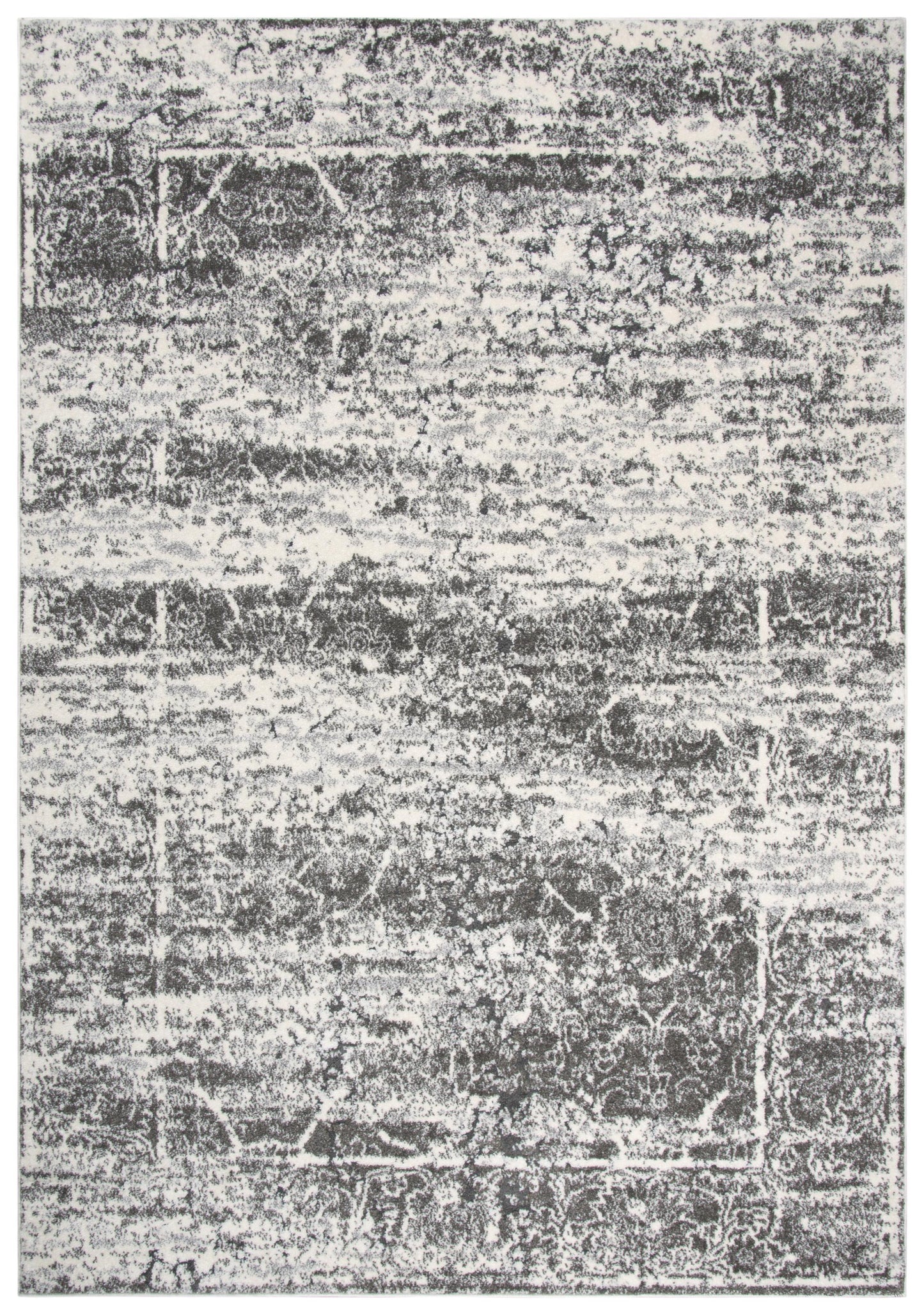 Valencia VCA103 Ivory/Silver Machine-Made Rug - Rizzy