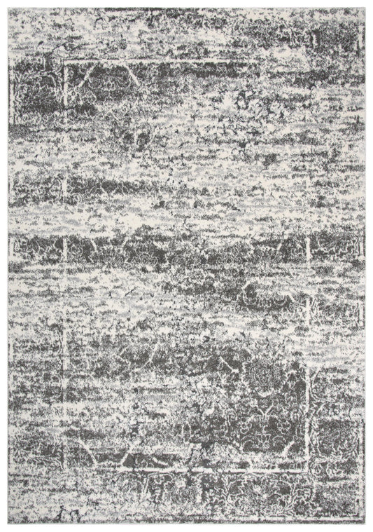 Valencia VCA103 Ivory/Silver Machine-Made Rug - Rizzy