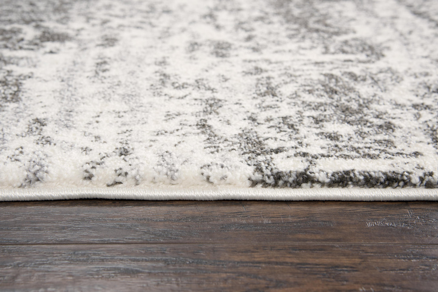 Valencia VCA103 Ivory/Silver Machine-Made Rug - Rizzy