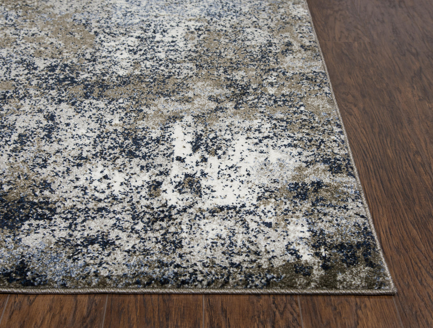 Valencia VCA104 Silver/Blue Machine-Made Rug - Rizzy