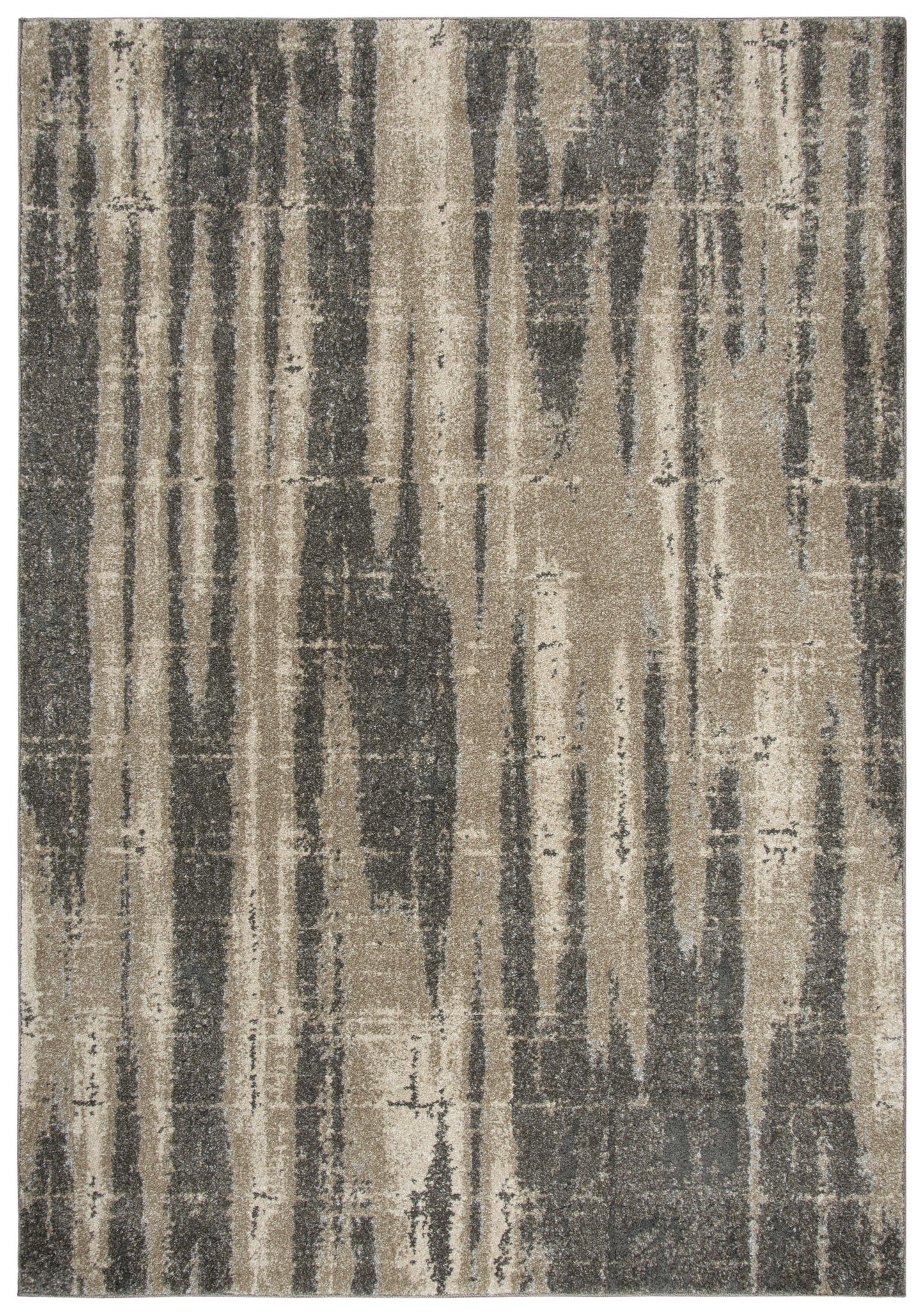 Valencia VCA105 Beige/Silver Machine-Made Rug - Rizzy