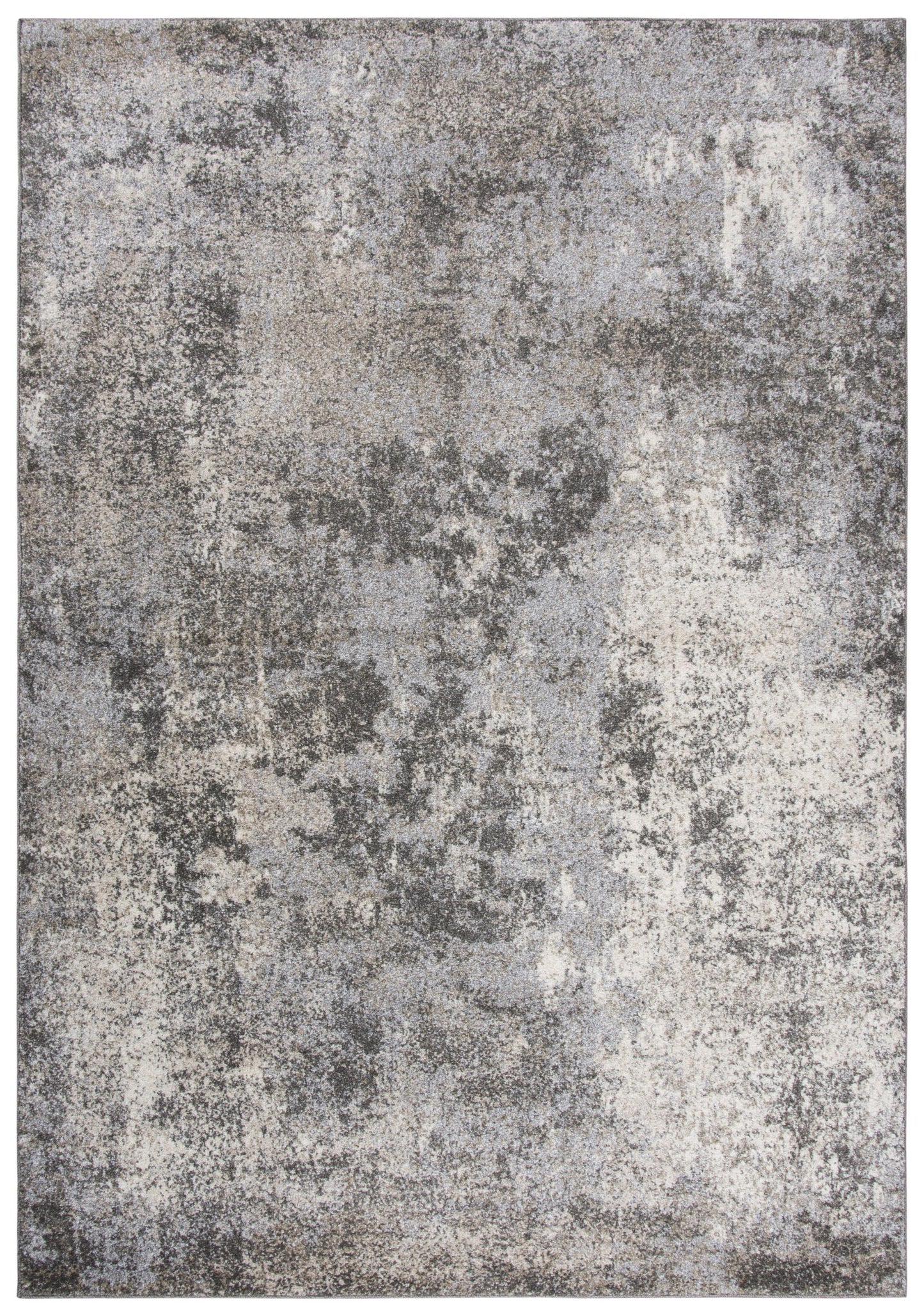 Valencia VCA109 Silver/Gray Machine-Made Rug - Rizzy