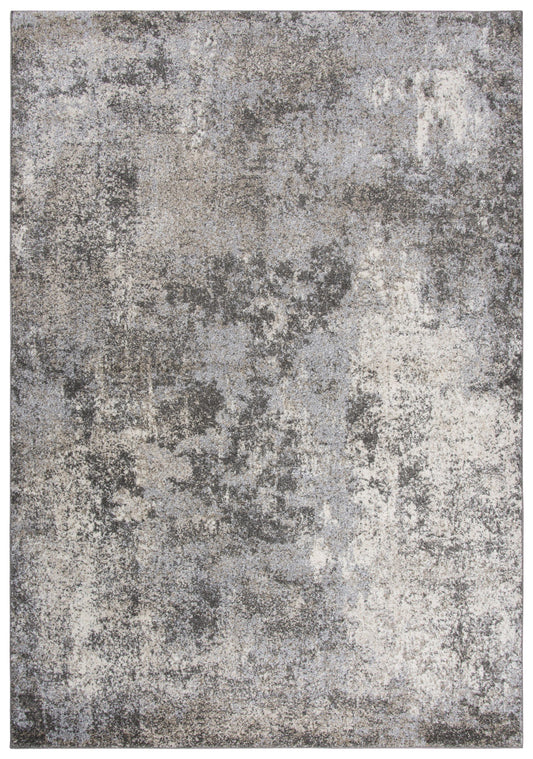 Valencia VCA109 Silver/Gray Machine-Made Rug - Rizzy
