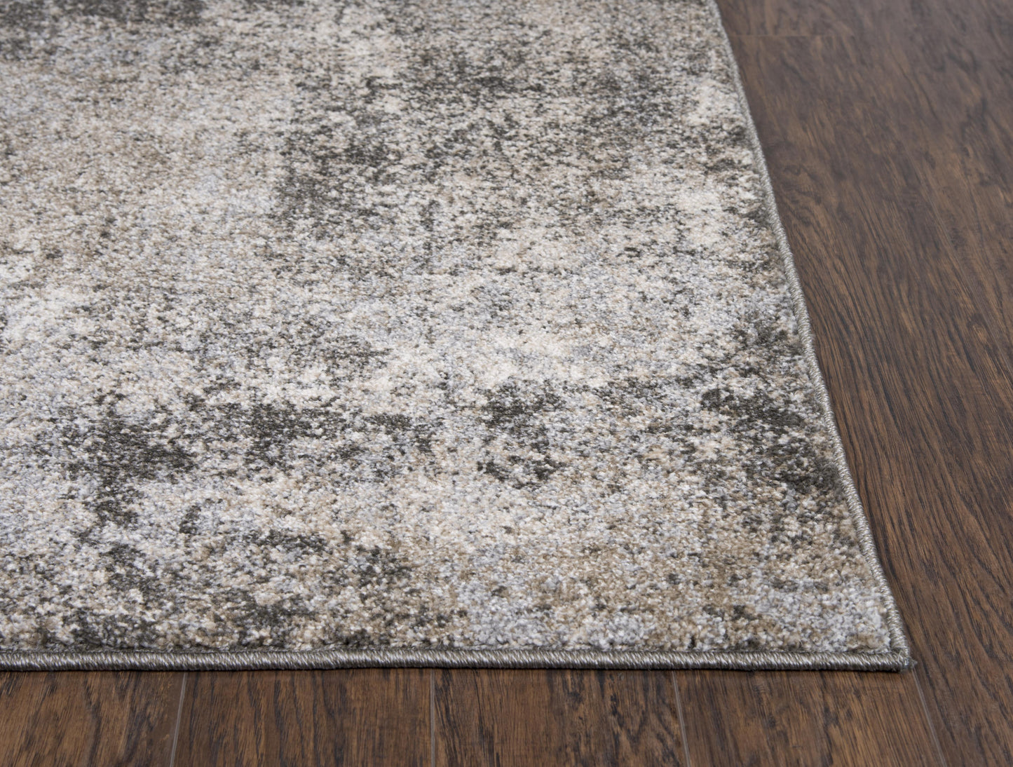 Valencia VCA109 Silver/Gray Machine-Made Rug - Rizzy