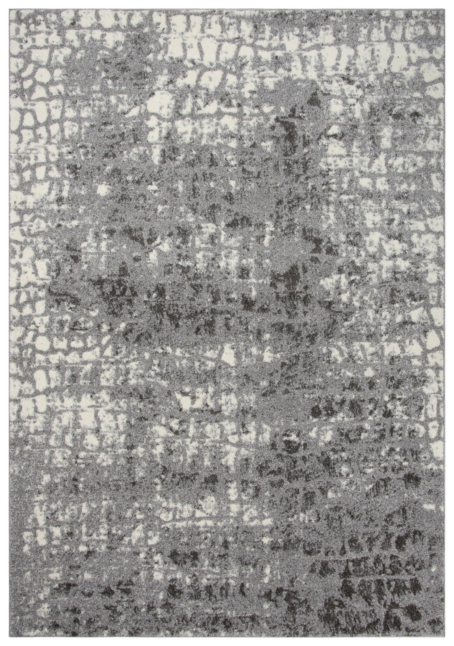 Valencia VCA110 Ivory/Gray Machine-Made Rug - Rizzy