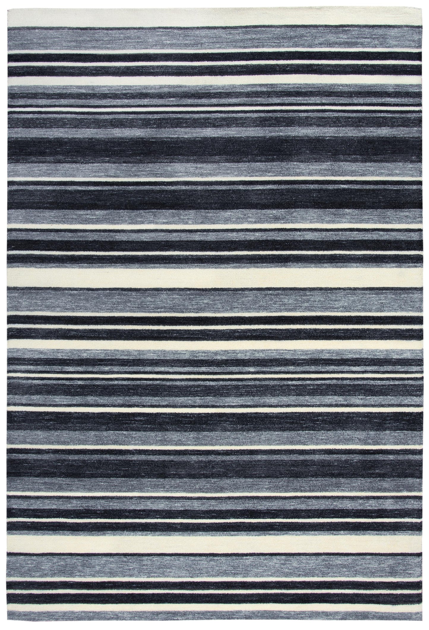 Villa VLA103 Charcoal/Gray Hand-Tufted Rug - Rizzy