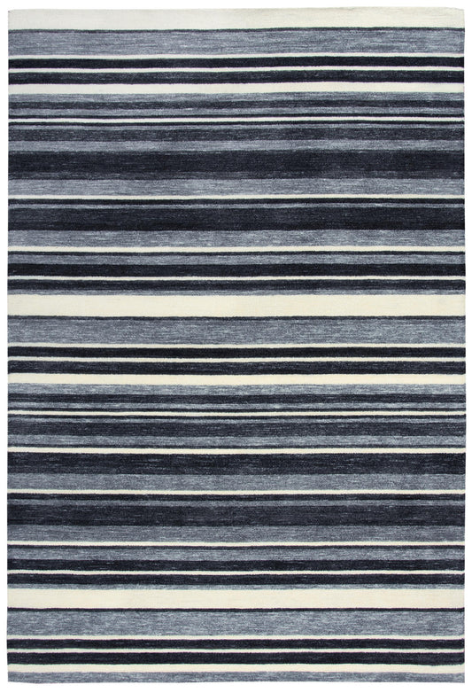 Villa VLA103 Charcoal/Gray Hand-Tufted Rug - Rizzy