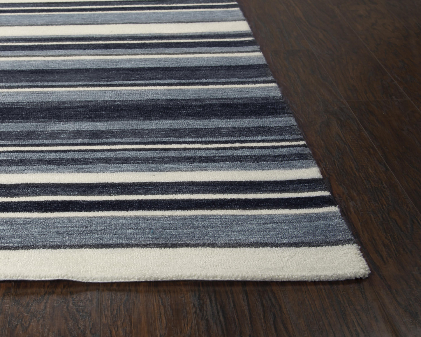Villa VLA103 Charcoal/Gray Hand-Tufted Rug - Rizzy