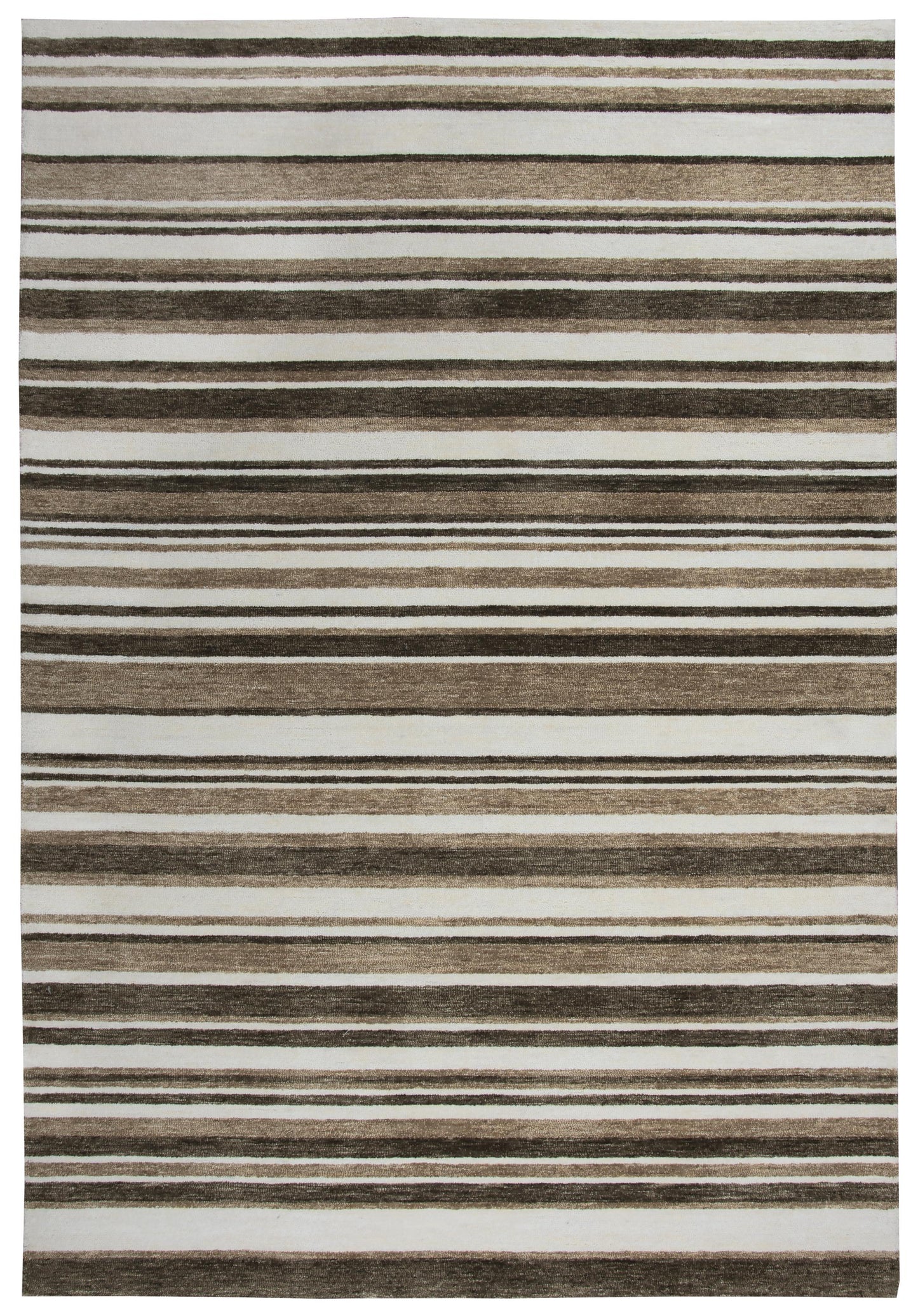 Villa VLA104 Beige/Brown Hand-Tufted Rug - Rizzy