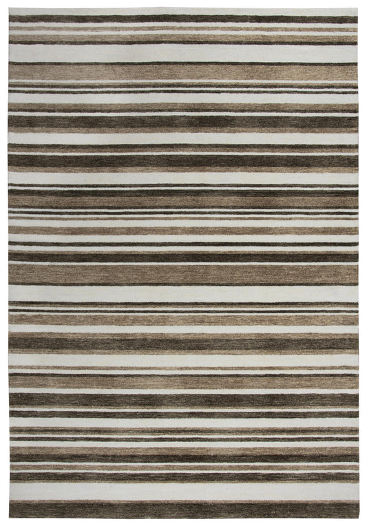 Villa VLA104 Beige/Brown Hand-Tufted Rug - Rizzy