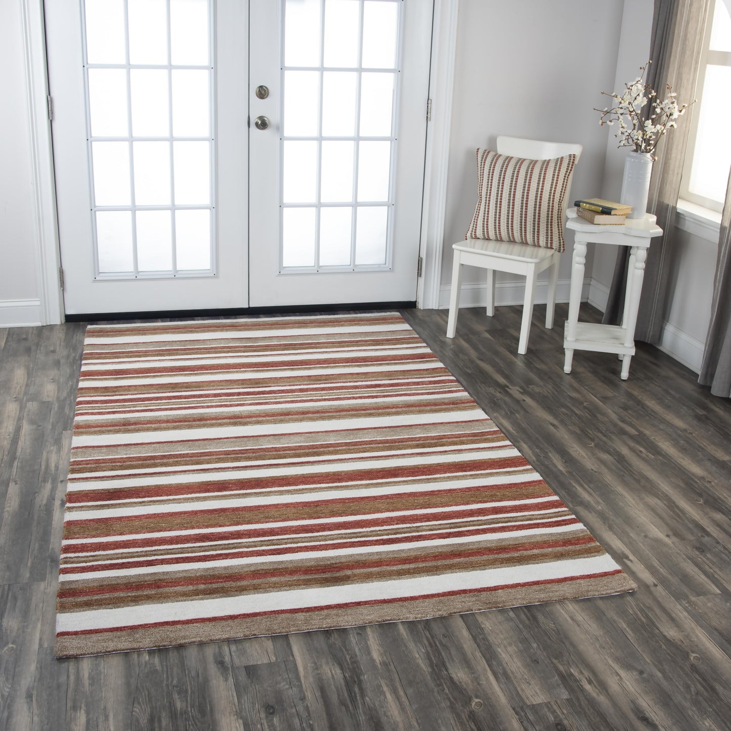 Villa VLA106 Rust Hand-Tufted Rug - Rizzy