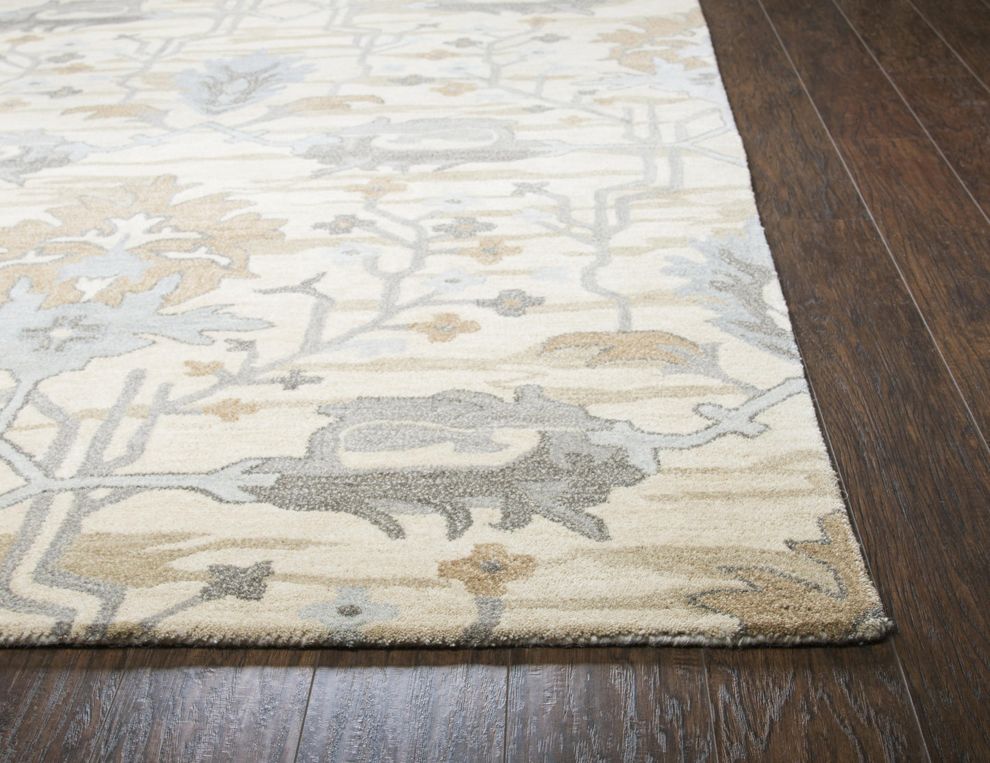 Valintino VN610A Beige Hand-Tufted Rug - Rizzy